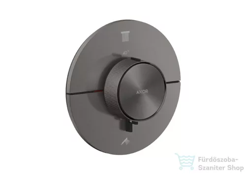 Hansgrohe AXOR SHOWERSELECT ID Round 2 funkciós falsík alatti termosztátos csaptelep, szálcsiszolt fekete króm 36750340