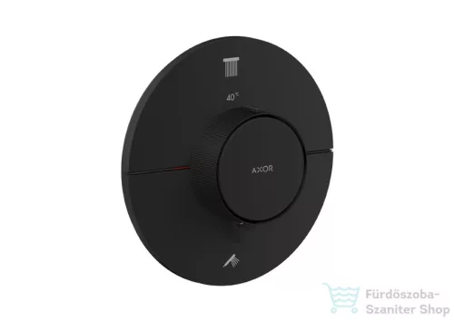 Hansgrohe AXOR SHOWERSELECT ID Round 2 funkciós falsík alatti termosztátos csaptelep, matt fekete 36750670