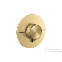   Hansgrohe AXOR SHOWERSELECT ID Round 2 funkciós falsík alatti termosztátos csaptelep, szálcsiszolt arany hatású 36751250
