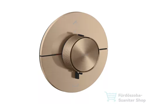 Hansgrohe AXOR SHOWERSELECT ID Round 2 funkciós falsík alatti termosztátos csaptelep, szálcsiszolt vörös arany hatású 36751310