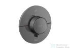 Hansgrohe AXOR SHOWERSELECT ID Round 2 funkciós falsík alatti termosztátos csaptelep, polírozott fekete króm 36751330