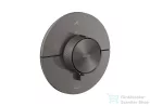 Hansgrohe AXOR SHOWERSELECT ID Round 2 funkciós falsík alatti termosztátos csaptelep, szálcsiszolt fekete króm 36751340