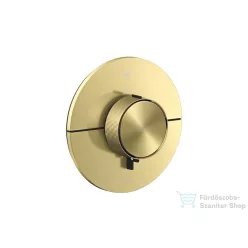   Hansgrohe AXOR SHOWERSELECT ID Round 2 funkciós falsík alatti termosztátos csaptelep, szálcsiszolt sárgaréz 36751950