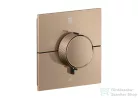 Hansgrohe AXOR SHOWERSELECT ID Square 2 funkciós falsík alatti termosztátos csaptelep, szálcsiszolt vörös arany hatású 36752310