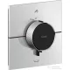 Hansgrohe AXOR SHOWERSELECT ID Square falsík alatti termosztátos kád/zuhany csaptelep biztonsági kombinációval, króm 36753000