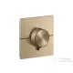 Hansgrohe AXOR SHOWERSELECT ID Square falsík alatti termosztátos kád/zuhany csaptelep biztonsági kombinációval, szálcsiszolt bronz 36753140