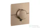 Hansgrohe AXOR SHOWERSELECT ID Square falsík alatti termosztátos kád/zuhany csaptelep biztonsági kombinációval, polírozott vörös arany hatású 36753300