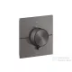 Hansgrohe AXOR SHOWERSELECT ID Square falsík alatti termosztátos kád/zuhany csaptelep biztonsági kombinációval, szálcsiszolt fekete króm 36753340