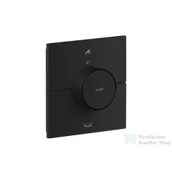   Hansgrohe AXOR SHOWERSELECT ID Square falsík alatti termosztátos kád/zuhany csaptelep biztonsági kombinációval, matt fekete 36753670