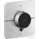 Hansgrohe AXOR ShowerSelect ID falsík alatti termosztátos kád/zuhany csaptelep, beépített EN1717 biztonsági kombinációval, króm 36755000