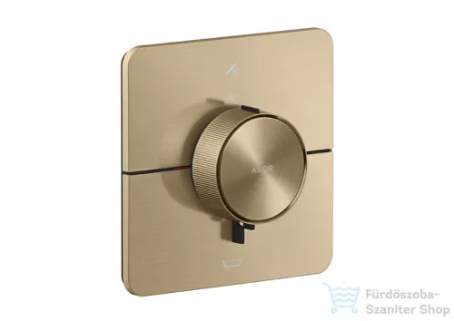 Hansgrohe AXOR ShowerSelect ID falsík alatti termosztátos kád/zuhany csaptelep, beépített EN1717 biztonsági kombinációval, szálcsiszolt bronz 36755140