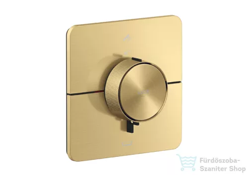 Hansgrohe AXOR ShowerSelect ID falsík alatti termosztátos kád/zuhany csaptelep, beépített EN1717 biztonsági kombinációval, szálcsiszolt arany hatású 36755250