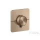 Hansgrohe AXOR ShowerSelect ID falsík alatti termosztátos kád/zuhany csaptelep, beépített EN1717 biztonsági kombinációval, szálcsiszolt vörös arany hatású 36755310