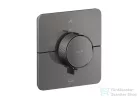 Hansgrohe AXOR ShowerSelect ID falsík alatti termosztátos kád/zuhany csaptelep, beépített EN1717 biztonsági kombinációval, polírozott fekete króm 36755330