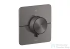 Hansgrohe AXOR ShowerSelect ID falsík alatti termosztátos kád/zuhany csaptelep, beépített EN1717 biztonsági kombinációval, szálcsiszolt fekete króm 36755340
