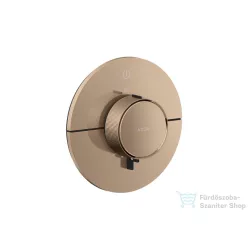   Hansgrohe AXOR SHOWERSELECT ID Round 1 funkciós falsík alatti termosztát, polírozott vörös arany hatású 36756300