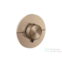   Hansgrohe AXOR SHOWERSELECT ID Round 1 funkciós falsík alatti termosztát, szálcsiszolt vörös arany hatású 36756310