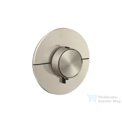   Hansgrohe AXOR SHOWERSELECT ID Round 1 funkciós falsík alatti termosztát, szálcsiszolt nikkel 36756820