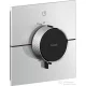Hansgrohe AXOR SHOWERSELECT ID Square 1 funkciós falsík alatti termosztát, króm 36757000