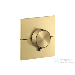   Hansgrohe AXOR SHOWERSELECT ID Square 1 funkciós falsík alatti termosztát, szálcsiszolt arany hatású 36757250