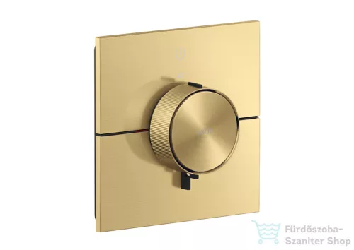 Hansgrohe AXOR SHOWERSELECT ID Square 1 funkciós falsík alatti termosztát, szálcsiszolt arany hatású 36757250