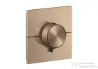 Hansgrohe AXOR SHOWERSELECT ID Square 1 funkciós falsík alatti termosztát, szálcsiszolt vörös arany hatású 36757310