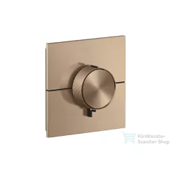   Hansgrohe AXOR SHOWERSELECT ID Square 1 funkciós falsík alatti termosztát, szálcsiszolt vörös arany hatású 36757310