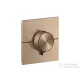 Hansgrohe AXOR SHOWERSELECT ID Square 1 funkciós falsík alatti termosztát, szálcsiszolt vörös arany hatású 36757310