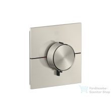   Hansgrohe AXOR SHOWERSELECT ID Square 1 funkciós falsík alatti termosztát, rozsdamentes acél hatású 36757800