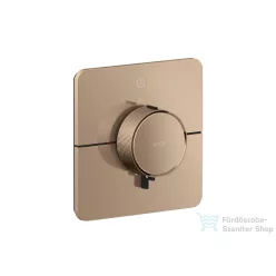   Hansgrohe AXOR SHOWERSELECT ID Softsquare 1 funkciós falsík alatti termosztát, polírozott vörös arany hatású 36758300