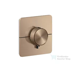   Hansgrohe AXOR SHOWERSELECT ID Softsquare 1 funkciós falsík alatti termosztát, szálcsiszolt vörös arany hatású 36758310