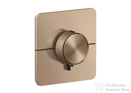 Hansgrohe AXOR SHOWERSELECT ID Softsquare 1 funkciós falsík alatti termosztát, szálcsiszolt vörös arany hatású 36758310