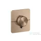 Hansgrohe AXOR SHOWERSELECT ID Softsquare 1 funkciós falsík alatti termosztát, szálcsiszolt vörös arany hatású 36758310