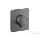 Hansgrohe AXOR SHOWERSELECT ID Softsquare 1 funkciós falsík alatti termosztát, polírozott fekete króm 36758330