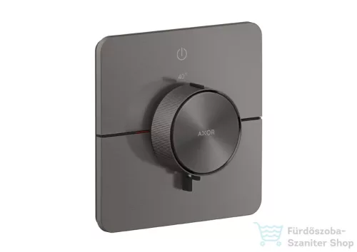 Hansgrohe AXOR SHOWERSELECT ID Softsquare 1 funkciós falsík alatti termosztát, szálcsiszolt fekete króm 36758340