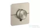 Hansgrohe AXOR SHOWERSELECT ID Softsquare 1 funkciós falsík alatti termosztát, szálcsiszolt nikkel 36758820