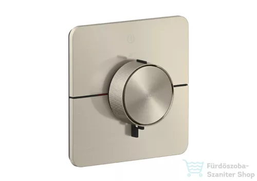 Hansgrohe AXOR SHOWERSELECT ID Softsquare 1 funkciós falsík alatti termosztát, szálcsiszolt nikkel 36758820