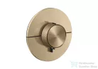 Hansgrohe AXOR SHOWERSELECT ID Round falsík alatti termosztát, szálcsiszolt bronz 36759140