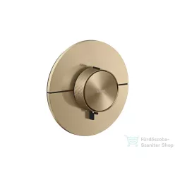   Hansgrohe AXOR SHOWERSELECT ID Round falsík alatti termosztát, szálcsiszolt bronz 36759140