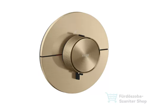 Hansgrohe AXOR SHOWERSELECT ID Round falsík alatti termosztát, szálcsiszolt bronz 36759140