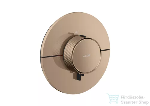Hansgrohe AXOR SHOWERSELECT ID Round falsík alatti termosztát, polírozott vörös arany hatású 36759300