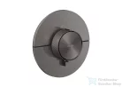 Hansgrohe AXOR SHOWERSELECT ID Round falsík alatti termosztát, szálcsiszolt fekete króm 36759340