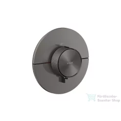   Hansgrohe AXOR SHOWERSELECT ID Round falsík alatti termosztát, szálcsiszolt fekete króm 36759340