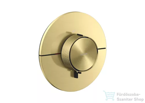 Hansgrohe AXOR SHOWERSELECT ID Round falsík alatti termosztát, szálcsiszolt sárgaréz 36759950