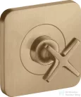 Hansgrohe AXOR Citterio E falsík alatti elzárószelep, szálcsiszolt bronz 36771140
