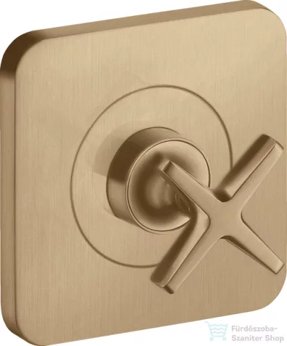 Hansgrohe AXOR Citterio E falsík alatti elzárószelep, szálcsiszolt bronz 36771140