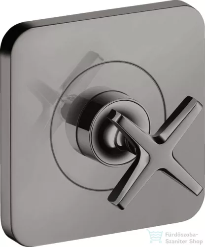 Hansgrohe AXOR Citterio E falsík alatti elzárószelep, polírozott fekete króm 36771330