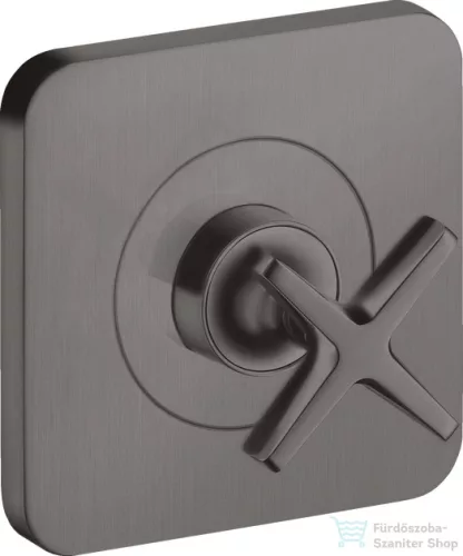 Hansgrohe AXOR Citterio E falsík alatti elzárószelep, szálcsiszolt fekete króm 36771340
