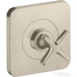   Hansgrohe AXOR Citterio E falsík alatti elzárószelep, szálcsiszolt nikkel 36771820