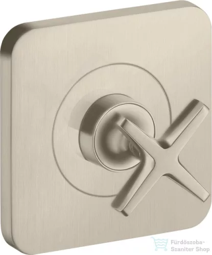 Hansgrohe AXOR Citterio E falsík alatti elzárószelep, szálcsiszolt nikkel 36771820